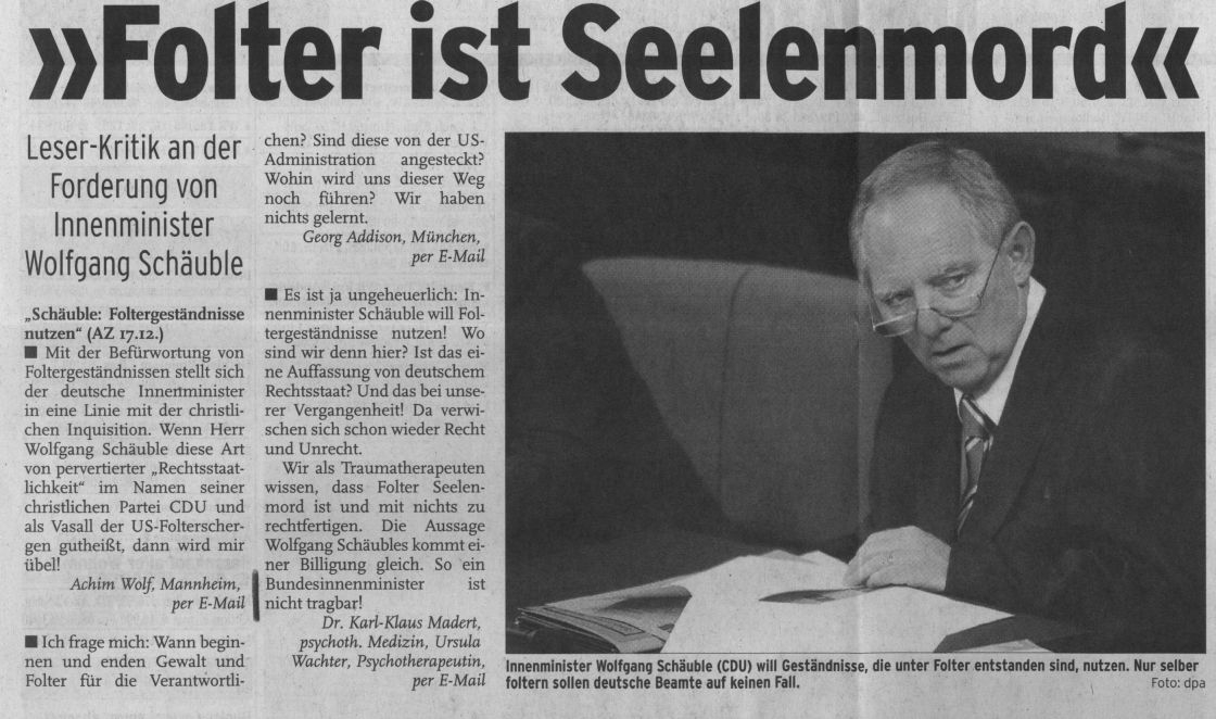 21.12.2005 Münchner Abendzeitung