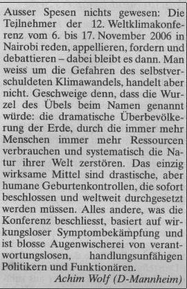 30.11.2006 Neue Züricher Zeitung CH
