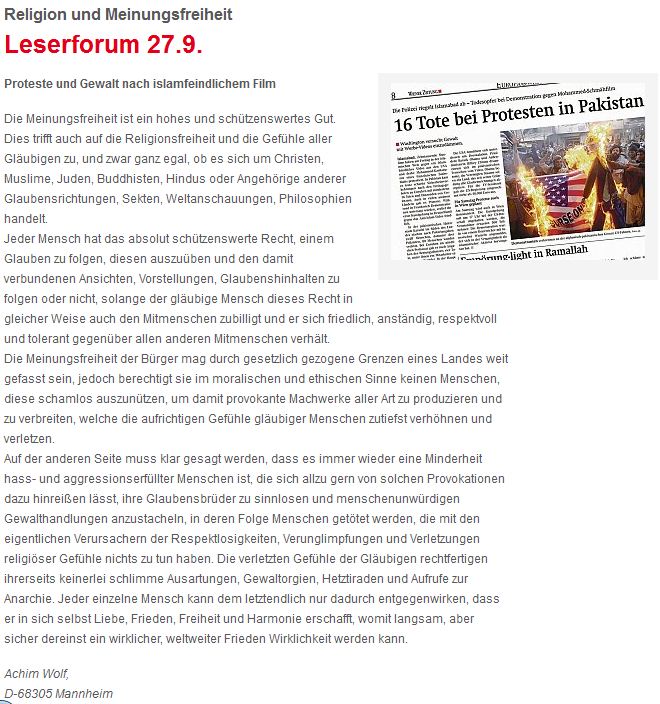 27.9.2012, Wiener Zeitung
