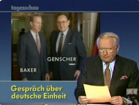 Genscher Baker 3.2.1990 Tagesschau NATO-Osterweiterung