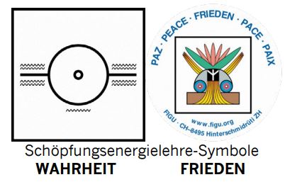 Symbole WAHRHEIT und FRIEDEN