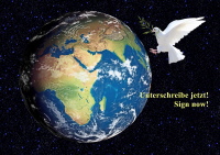 Petition Frieden und Selbstverwirklichung
